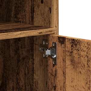 Skříňka na kolečkách old wood 60x48x81 cm kompozitní dřevo - obrázek 8