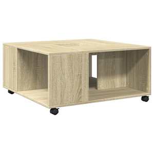 Konferenční stolek dub sonoma 80 x 80 x 40 cm kompozitní dřevo - obrázek 2