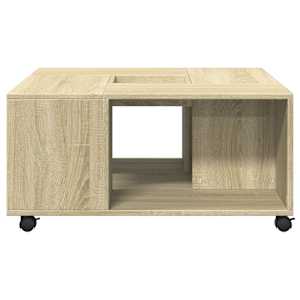 Konferenční stolek dub sonoma 80 x 80 x 40 cm kompozitní dřevo - obrázek 4