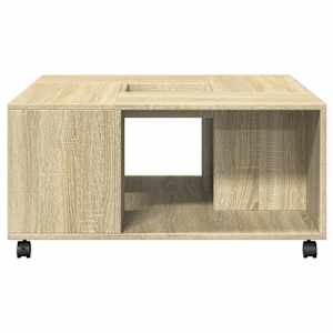 Konferenční stolek dub sonoma 80 x 80 x 40 cm kompozitní dřevo - obrázek 5