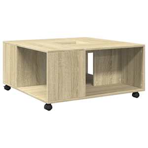 Konferenční stolek dub sonoma 80 x 80 x 40 cm kompozitní dřevo - obrázek 6