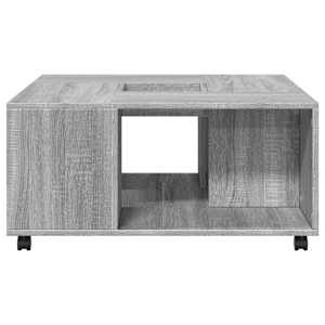 Konferenční stolek šedý sonoma 80 x 80 x 40 cm kompozitní dřevo - obrázek 5