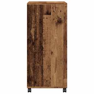 Skříňka na kolečkách old wood 55 x 40 x 91 cm kompozitní dřevo - obrázek 5