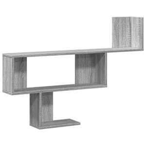 vidaXL seinariiul, hall Sonoma tamm, 100x15x70 cm, tehispuit