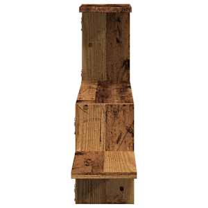 Nástěnná police old wood 104 x 15 x 49 cm kompozitní dřevo - obrázek 5