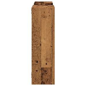 Nástěnná police old wood 96 x 18 x 60 cm kompozitní dřevo - obrázek 5