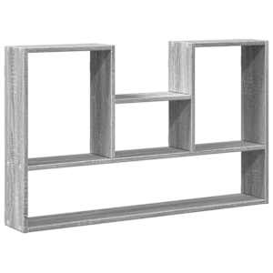 vidaXL seinariiul, hall Sonoma tamm, 99x15x60 cm, tehispuit