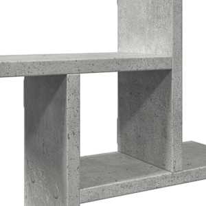 Nástěnné police 2 ks betonově šedé 50x12x50 cm kompozitní dřevo - obrázek 9