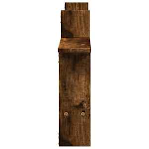 Nástěnné police 2 ks kouřový dub 50x12x50 cm kompozitní dřevo - obrázek 6