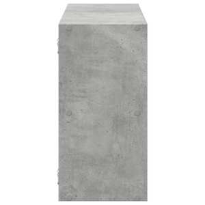 Nástěnná police betonově šedá 100 x 25 x 50 cm kompozitní dřevo - obrázek 5