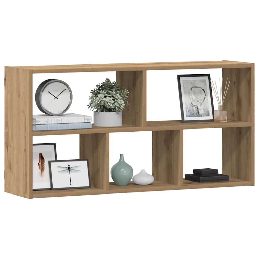 vidaXL Wandregal Artisan-Eiche 100x25x50 cm Holzwerkstoff