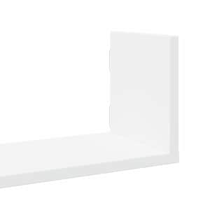 Nástěnné police 3 ks bílé 58 x 18 x 18 cm kompozitní dřevo - obrázek 7