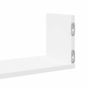 Nástěnné police 3 ks bílé 58 x 18 x 18 cm kompozitní dřevo - obrázek 8