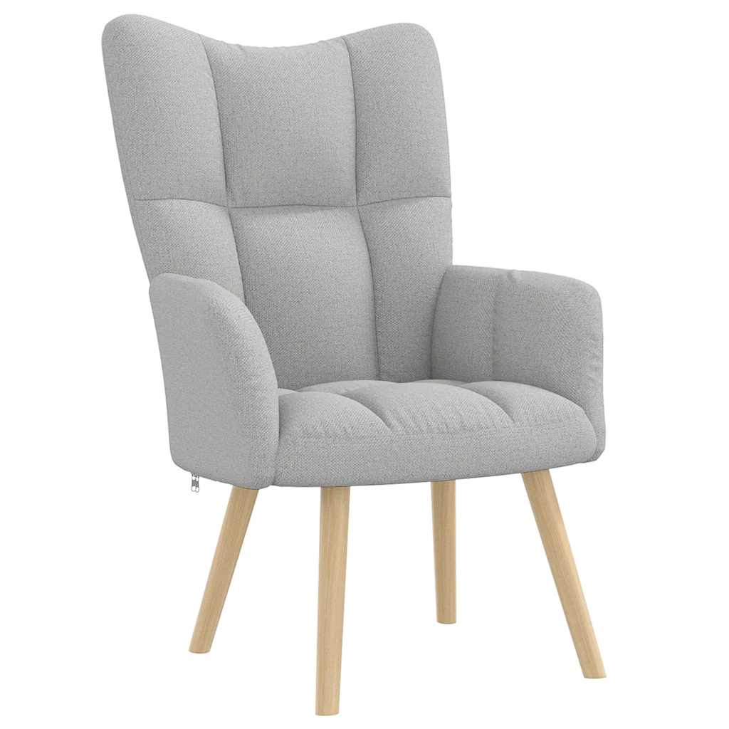 vidaXL Relaxsessel Wolkengrauer Stoff