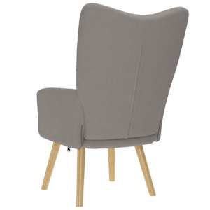 Relaxační židle taupe textil - obrázek 5