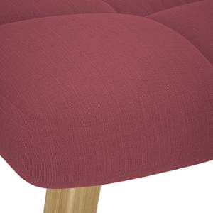 Relaxační křeslo s podnožkou vínové textil - obrázek 9