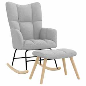 vidaXL Kiiktool Footstool Cloud Grey kangaga
