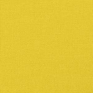 Houpací křeslo s podnožkou světle žluté textil - obrázek 10