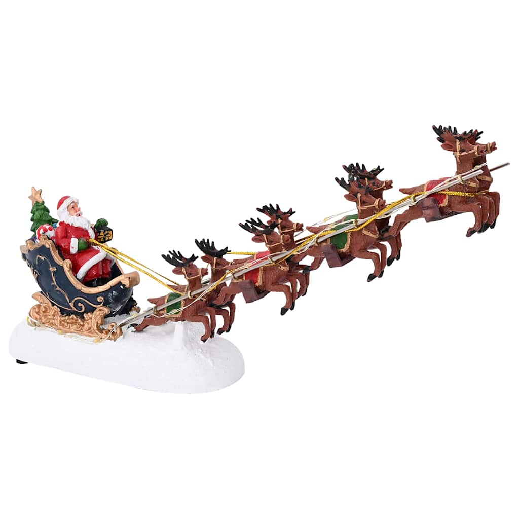 vidaXL Decor de Crăciun pentru masă Multicolour 31.5 x 6.5 x 16 cm