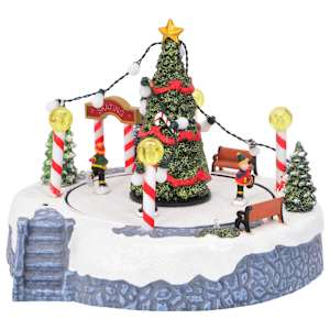 Dekorace vánoční vesnice Vícebarevný 22 x 21,5 x 17 cm Plast - obrázek 3