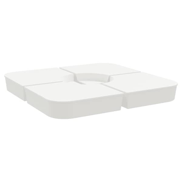 vidaXL 4-osaline p&auml;ikesevarju aluse komplekt Cross Stand