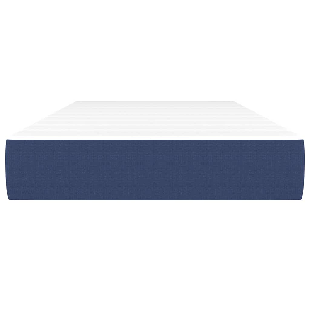 vidaXL Pocketveringmatras voor kinderen 80x160 cm stof blauw afbeelding
