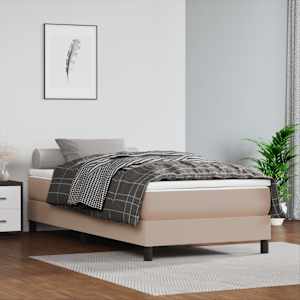 Otroška vzmetnica z žepkasto vzmetjo srednje trdote kapučino 80x160 cm