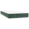 vidaXL Taskuvedrudega madratsid 100 x 210 x 20 cm Tumeroheline