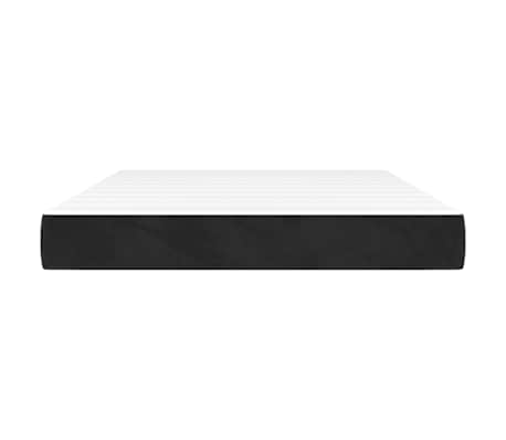 vidaXL Matelas &agrave; ressorts ensach&eacute;s 120 x 210 cm Noir