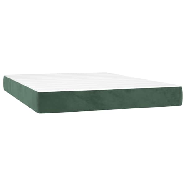 vidaXL vedrumadrats, keskmine, tumeroheline, 120x210x20 cm, samet