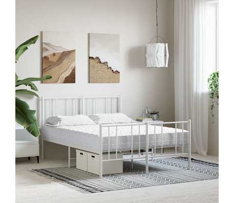 vidaXL Schaumstoffmatratze Wei&szlig; 120x210 cm H&auml;rtegrad H2 H3