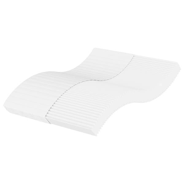 vidaXL poroloonmadrats valge 140x220 cm k&otilde;vadus H2 H3