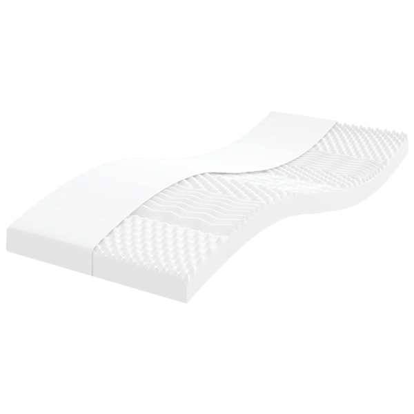 vidaXL poroloonmadrats, valge, 100x210 cm, 7 tsooni, k&otilde;vadus 20 ILD
