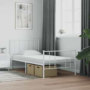vidaXL Matelas en mousse blanc 100x210 cm 7 zones duret&eacute; 20 ILD