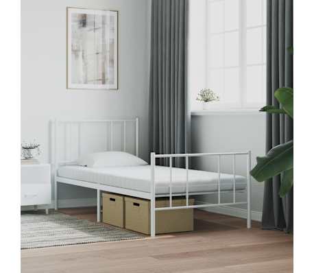 vidaXL Schaumstoffmatratze Wei&szlig; 80x220 cm 7-Zonen H&auml;rtegrad 20 ILD