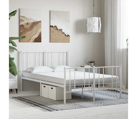 vidaXL Schaumstoffmatratze Wei&szlig; 140x220 cm 7-Zonen H&auml;rtegrad 20 ILD