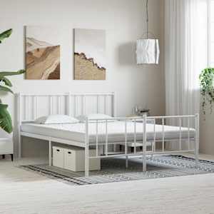 vidaXL Schaumstoffmatratze Wei&szlig; 160x220 cm 7-Zonen H&auml;rtegrad 20 ILD
