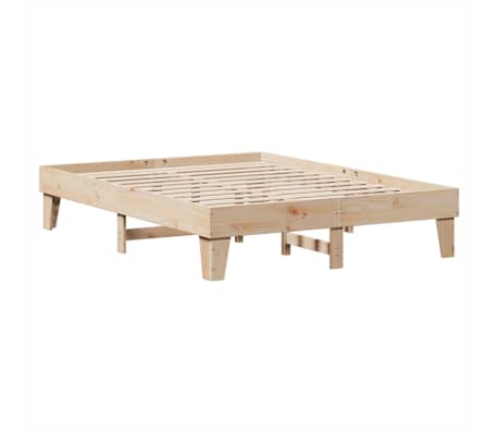 vidaXL Cadre de lit sans matelas 160x200 cm bois massif de pin