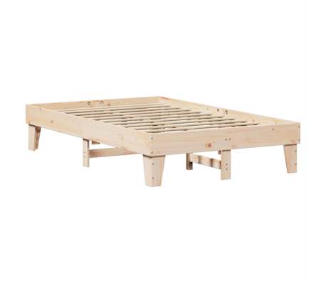 vidaXL Cadre de lit sans matelas 120x200 cm bois de pin massif