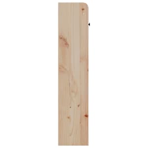Čelo postele s úložným prostorem 150 cm masivní borovice - obrázek 5