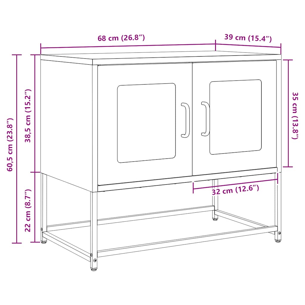 68 cm / Sort - Billede 13