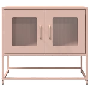 TV skříňka růžová 68x39x60,5 cm Ocel válcovaná za studena - obrázek 6