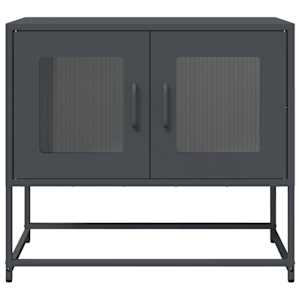 TV skříňka antracit 68x39x60,5 cm Ocel válcovaná za studena - obrázek 6