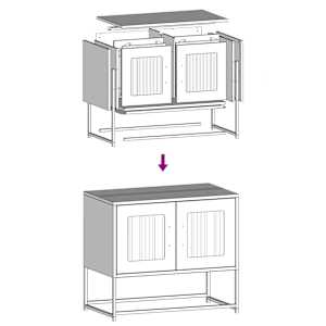 TV skříňka antracit 68x39x60,5 cm Ocel válcovaná za studena - obrázek 11