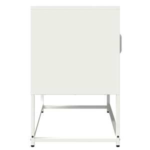 TV skříňka bílá 68x39x60,5 cm ocel válcovaná za studena - obrázek 7