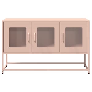 TV skříňka růžová 100,5x39x60,5 cm ocel válcovaná za studena - obrázek 5