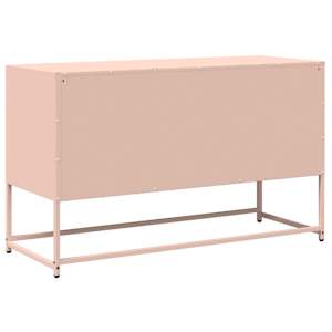 TV skříňka růžová 100,5x39x60,5 cm ocel válcovaná za studena - obrázek 8