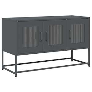 TV skříňka antracitová 100,5x39x60,5 cm ocel - obrázek 2