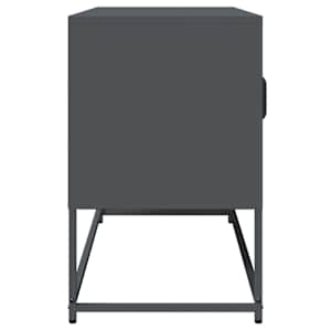 TV skříňka antracitová 100,5x39x60,5 cm ocel - obrázek 6