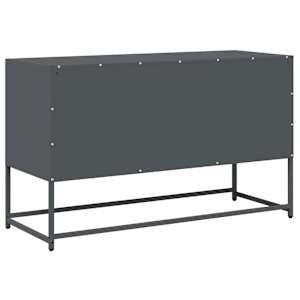TV skříňka antracitová 100,5x39x60,5 cm ocel - obrázek 8